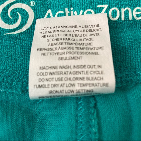 Active Zone Size 2X Teal Mini Skirt with Drawstring Waist - Picture 7 of 7